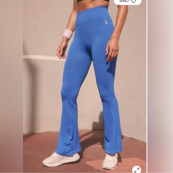 NWOT FP Movement Good Karma Flare Leggings - Blue/African Violet - XS/S - Picture 2 of 6